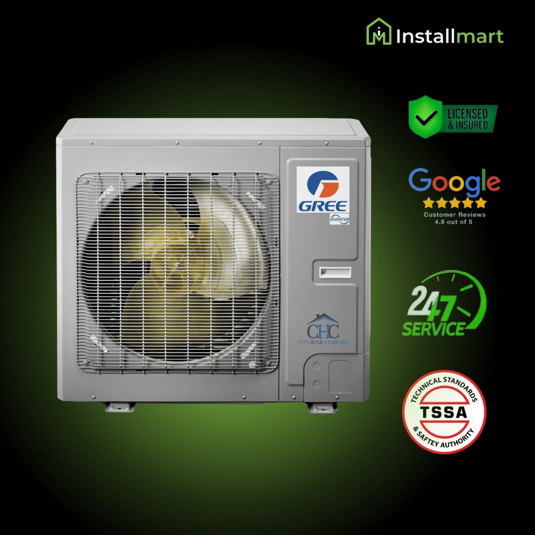 Gree FLEXX60HP230V1AO Gree FLEXX 60000 BTU 4-5 Ton Inverter Heat Pump