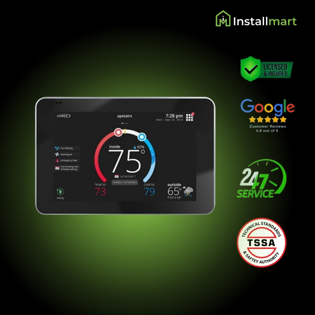 Lennox S40 Smart Thermostat, Touchscreen Communicating, WiFi, Programmable, 3 Heat/2 Cool