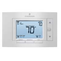Emerson 1F85U-22NP 80 Series 2H/2C or 2H/1C Non-Programmable Thermostat
